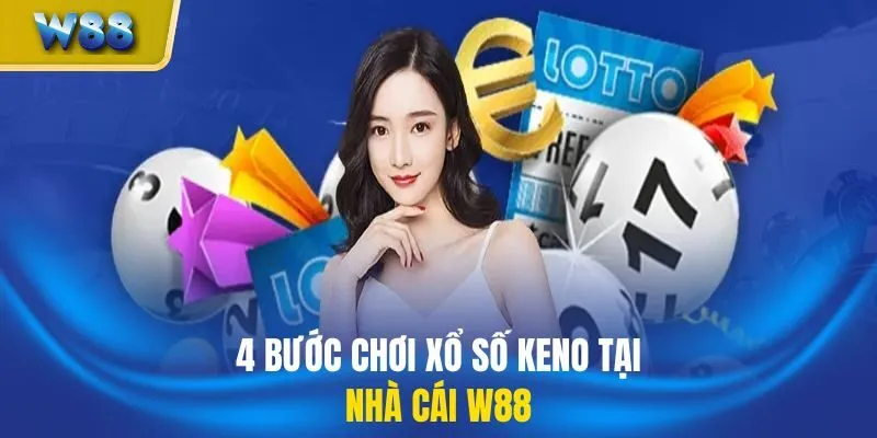 4 bước chơi xổ số Keno tại nhà cái W88