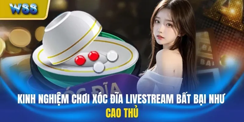 Kinh nghiệm chơi xóc đĩa livestream bất bại như cao thủ