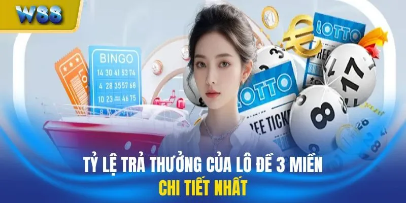 Tỷ lệ trả thưởng của lô đề 3 miền chi tiết nhất